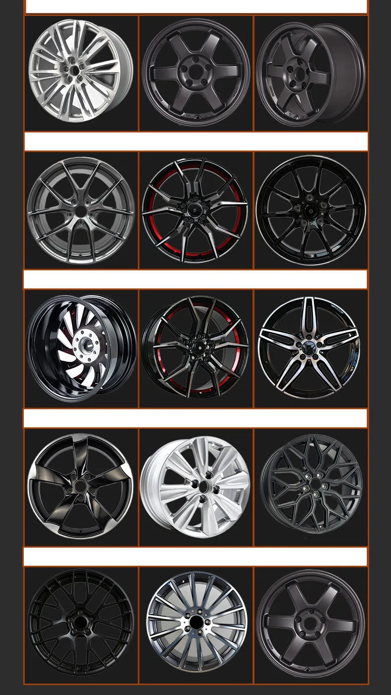 Passenger Car Wheels Forged Rims Hub Cast Aluminium Wheel  9-20 Inches 5x108 5x127 Casting Forged Wheel