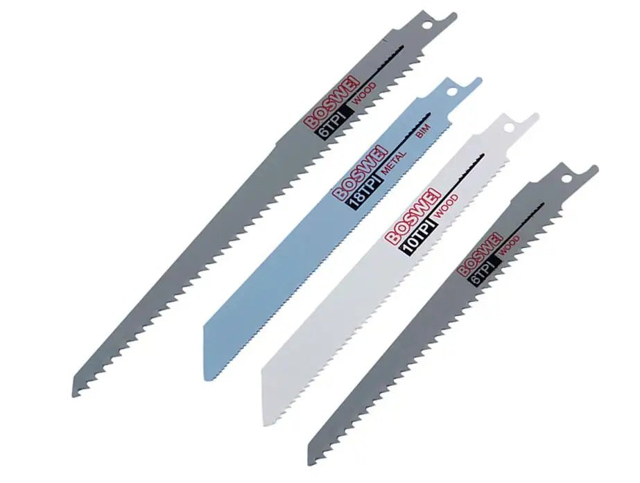 NEWONE Reciprocating saw Blades 10pcs Power tool Saw blades set for wood, metal, plastic cutting Fits Bosch Milwaukee