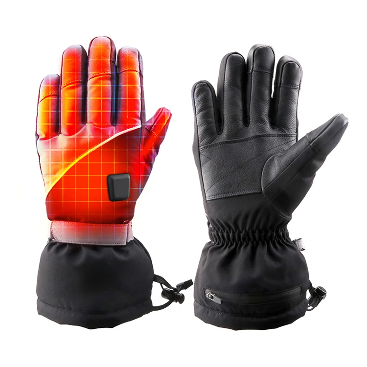 Leather Heat Resistant Heating Limited Ski Glove Heating Wire For Gloves