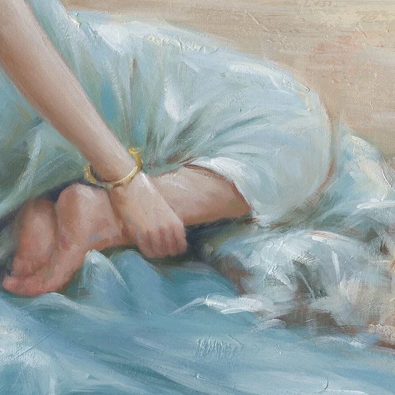 High Quality Home Decorations Lady Oil Paintings Canvas Wall Art Living Room Hand Painted Painting