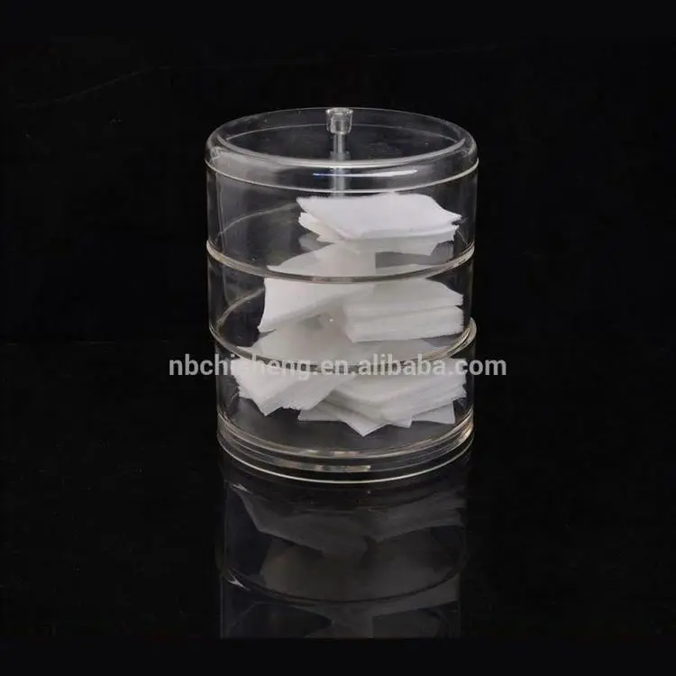 Top sale cheap price hot Promotion acrylic cotton pad holder