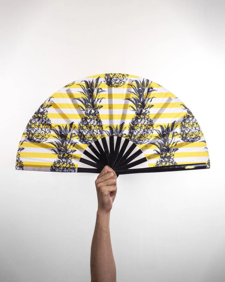 customized bamboo chinese fan for gift bamboo bone big large hand fan