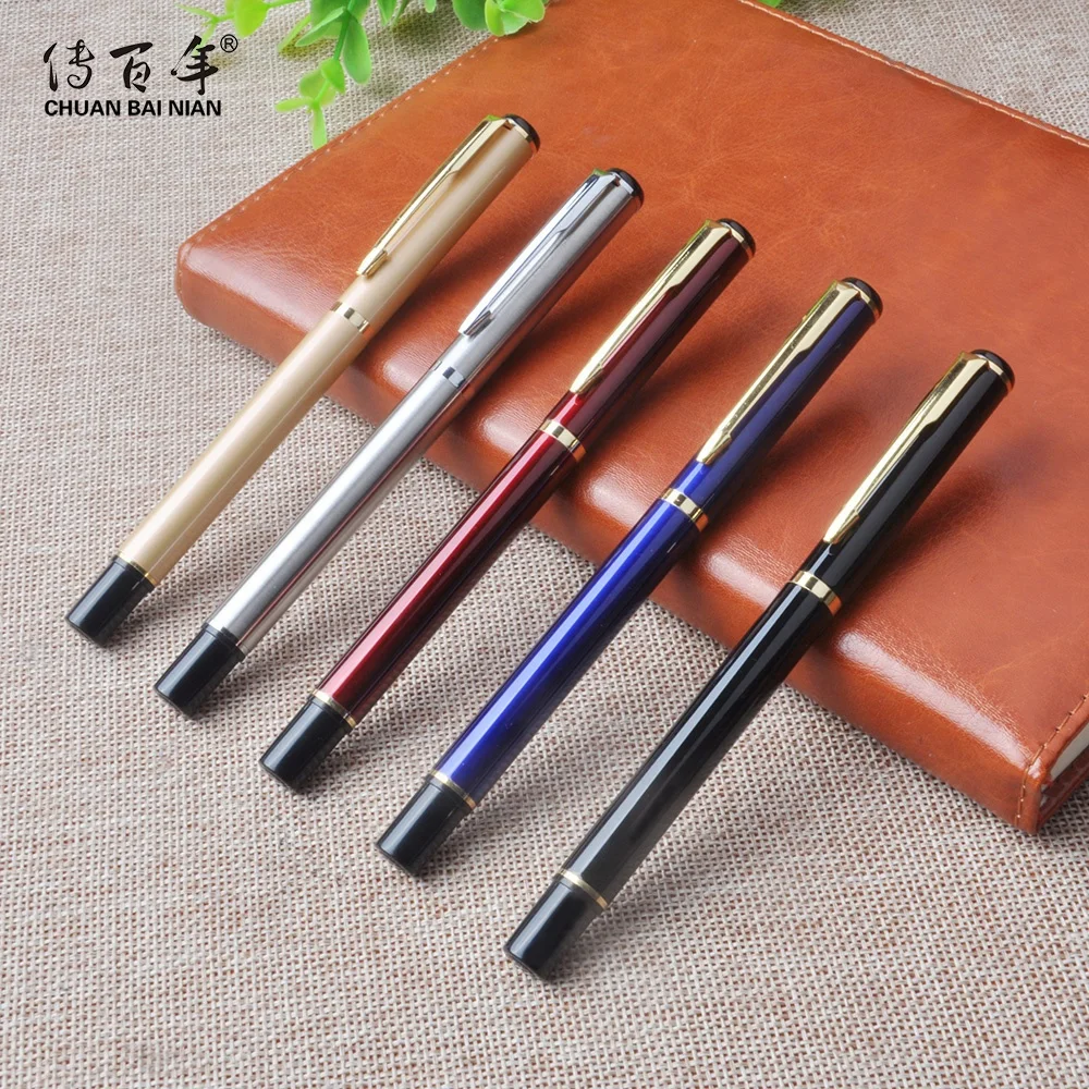 High quality promotional business gift metal roller pen with laser logo