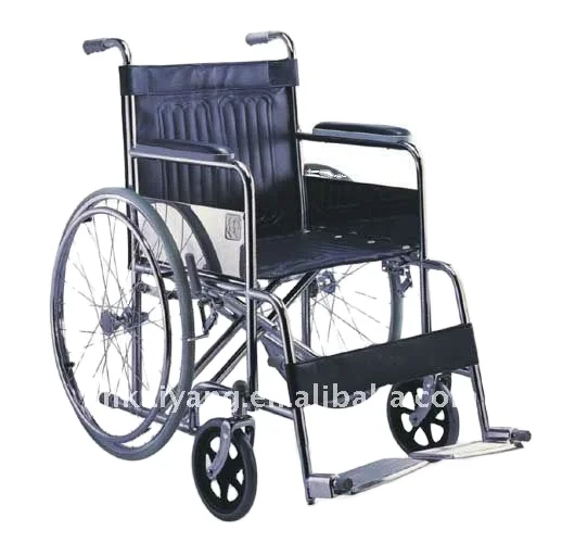 KY874--Chromed manual wheelchair