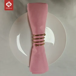 Hot selling custom polyester cloth kitchen handkerchief table decoration napkin wedding production 50 * 50