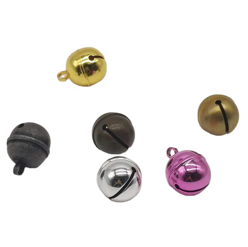 Hot sale multiple colors antique Christmas bell crafts cow bell brass bell for sale