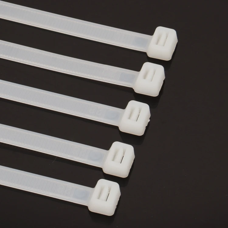 8*300 Nylon Cable Tie Wraps Manufacturer Self-locking Black Plastic Cord Zip Ties Electrical Application