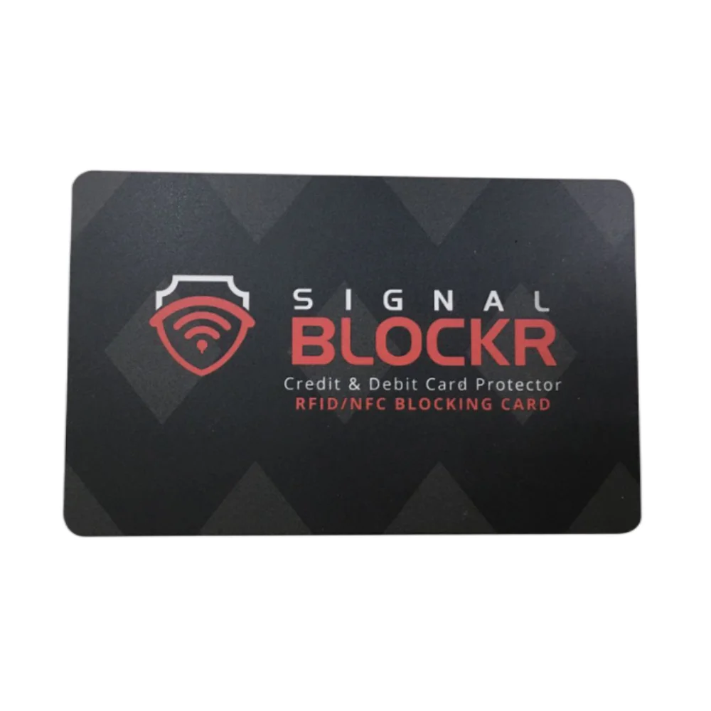 Cheap Price Printable RFID Blocker Card Signal Shield NFC Blocking Protector Card