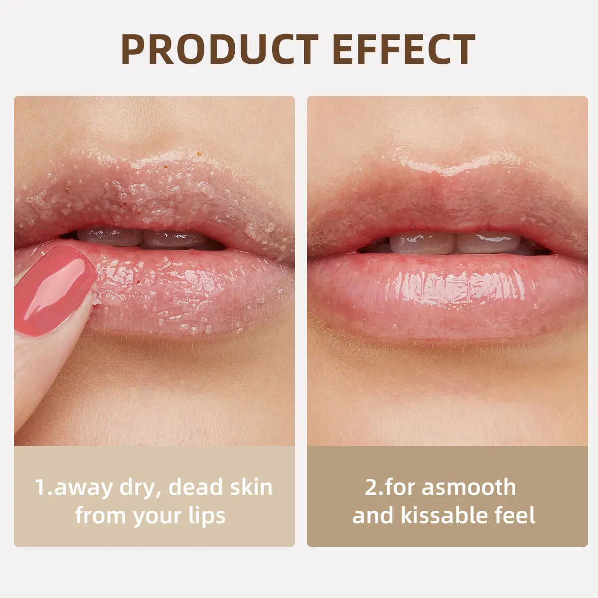 OEM Dry Cracked Lips Repairing Exfoliating Brightening Softening Dark Spots Fading Lip Scrub Balm