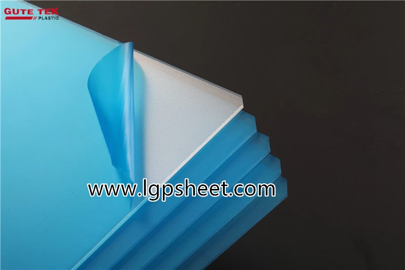 GUTE TEK PLASTIC optical grade ps sheets light guide plate transparent plastic polystyrene sheets