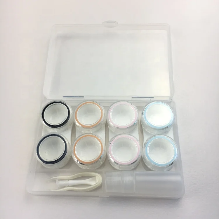 Eyekan  4paris contact lens case  Kaida contact lens container accept OEM Logo printing  A-8086
