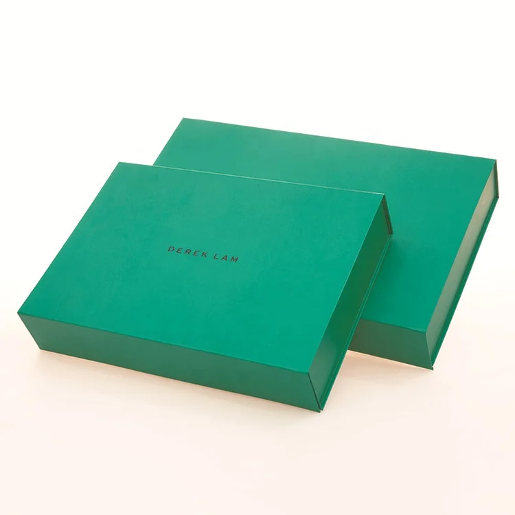 Christmas luxury packaging boxes texture paper customized size gift packing size A4 A3 flat shipping boxes