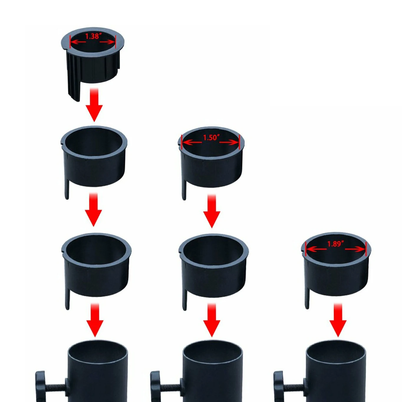 Danlong Hot Selling 55lbs Heavy Duty Stand Concrete Outdoor Patio Umbrella Base with 4 Wheels for Garden Courtyard