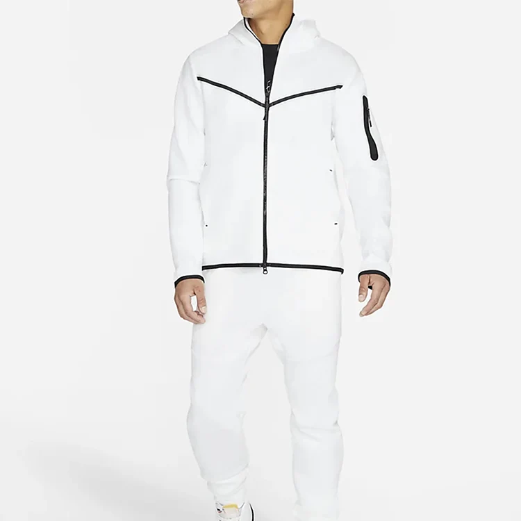 OEM custom comfortable soft fit pocket sportswear full zip hoodie for