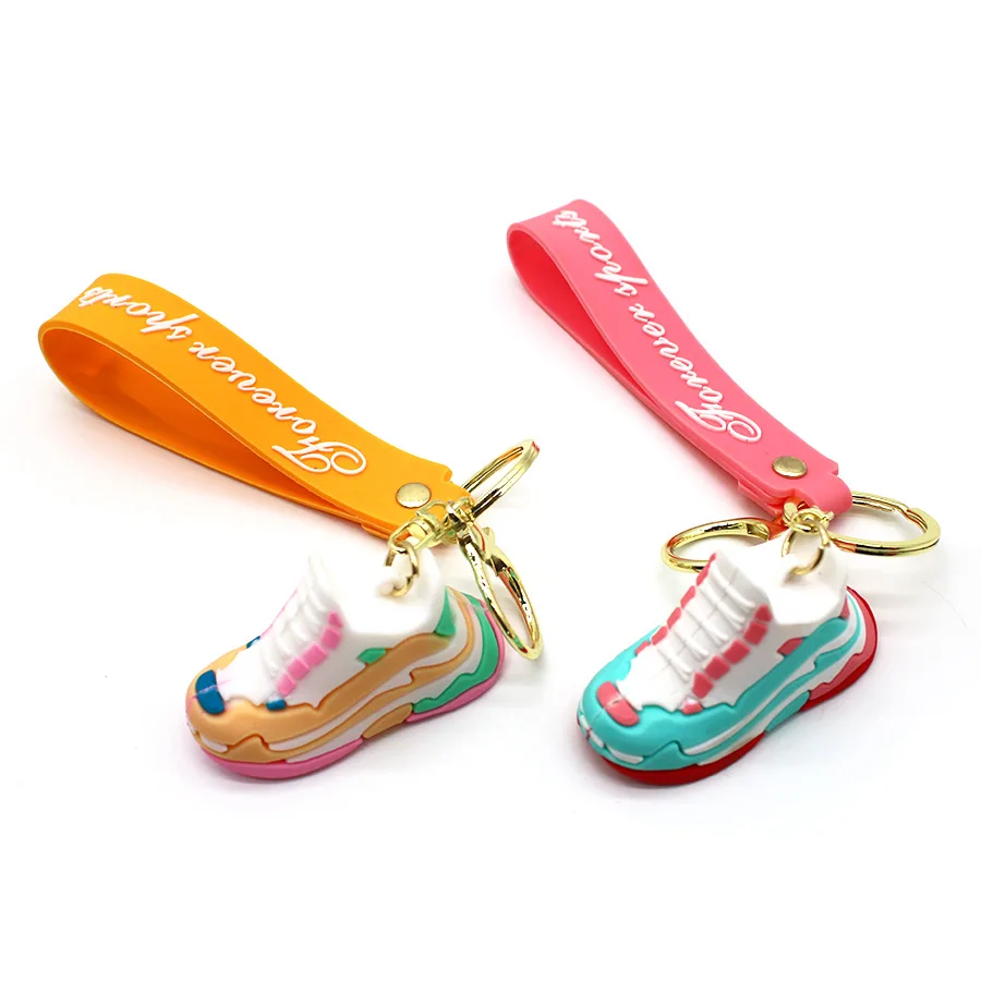 New Basketball Mini Shoes Keychain 3D Sneaker Keychain