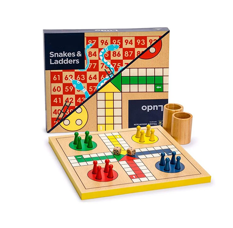 Promotional Indian Handmade Big Size Ludo Board Games To Print for Kids and Adults
