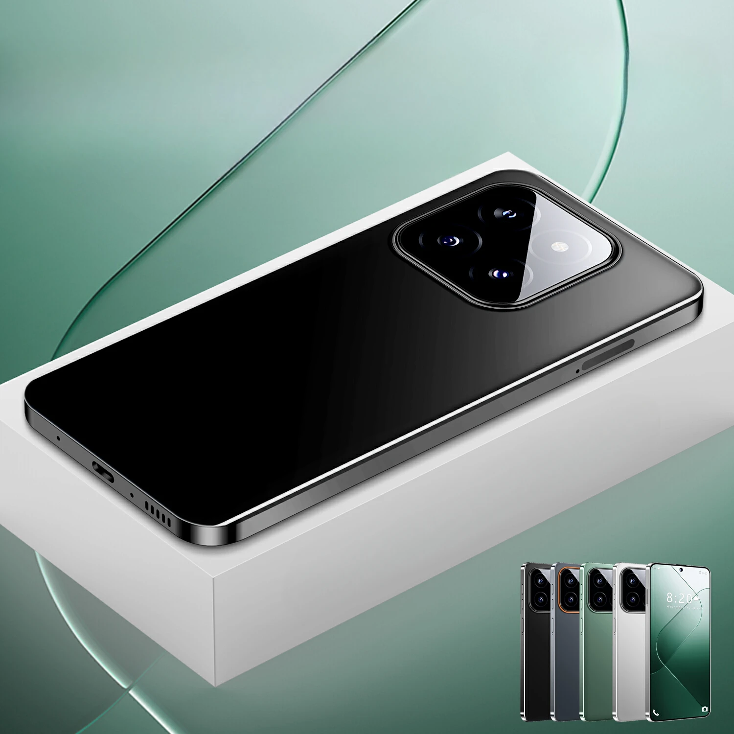 oem 2024 New Product I16 Pro Max Mobile Phones 5g Smartphone 16gb+1tb Full LCD Screen ChatGPT4.5 Cell Phones