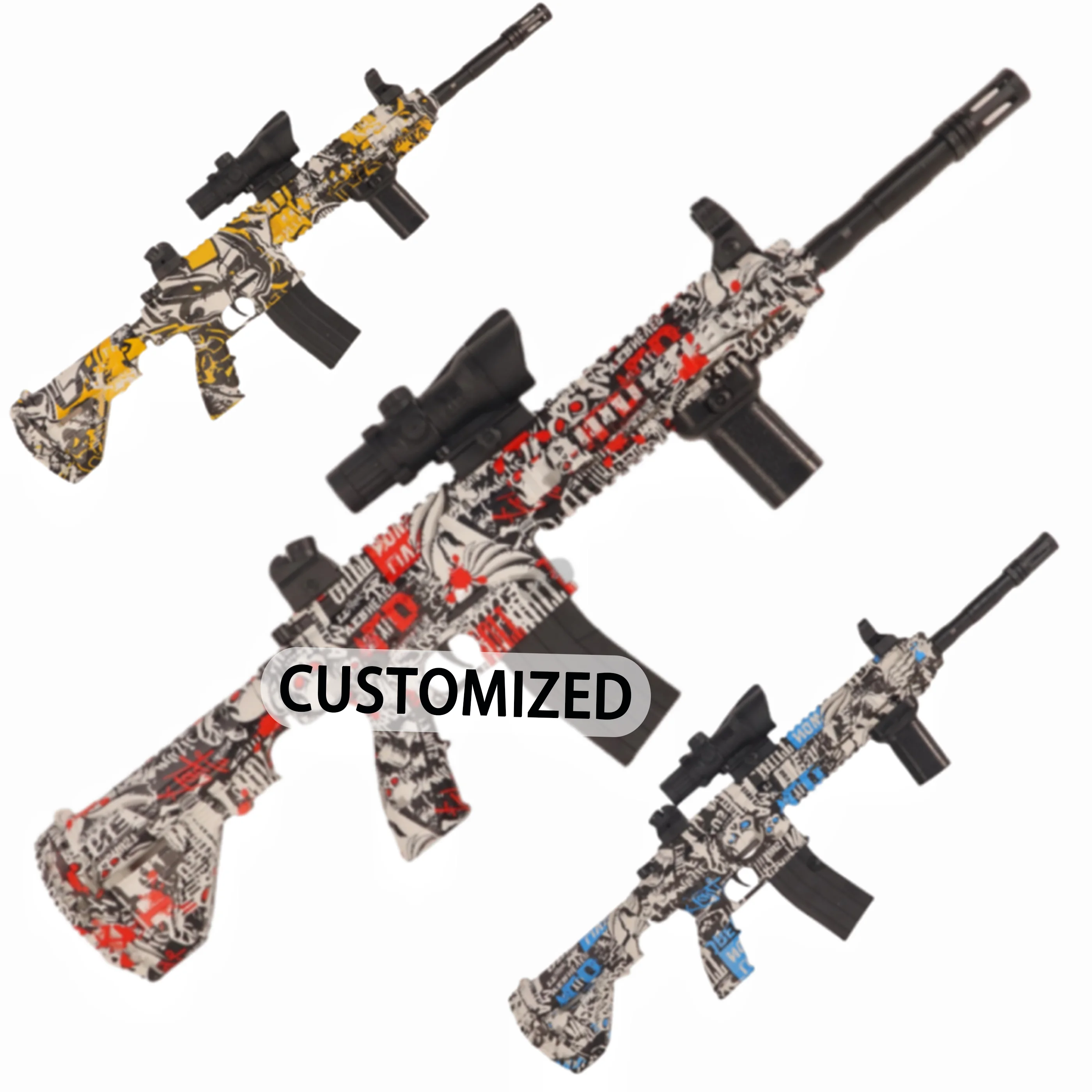 Factory Wholesale 7.4v electric automatic toy gun fires gel blaster gun electric gun for adults and kids hot tiktok toy