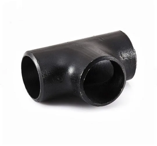 ANSI B16.9 carbon steel tube joint pipe fitting butt welded equal tee straight tee