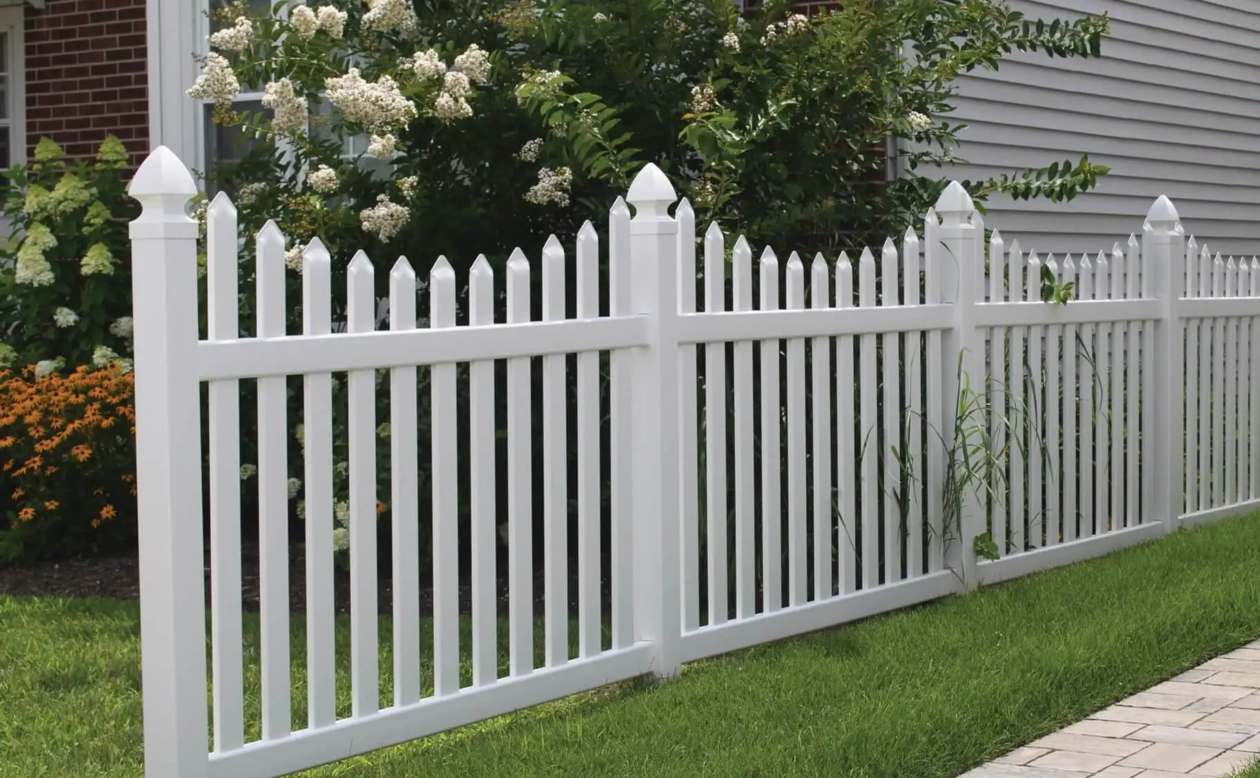 4*8 white vinyl picket fence, white PVC decorative garden fence ,pvc plastic fence