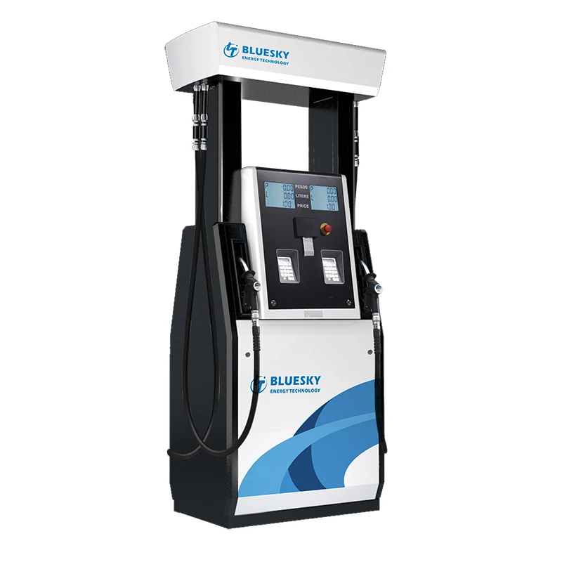 BLUESKY Fuel Petrol Dispenser 4 Nozzle  Fuel Dispenser 220v Pump Made Machine Fuel Dispenser