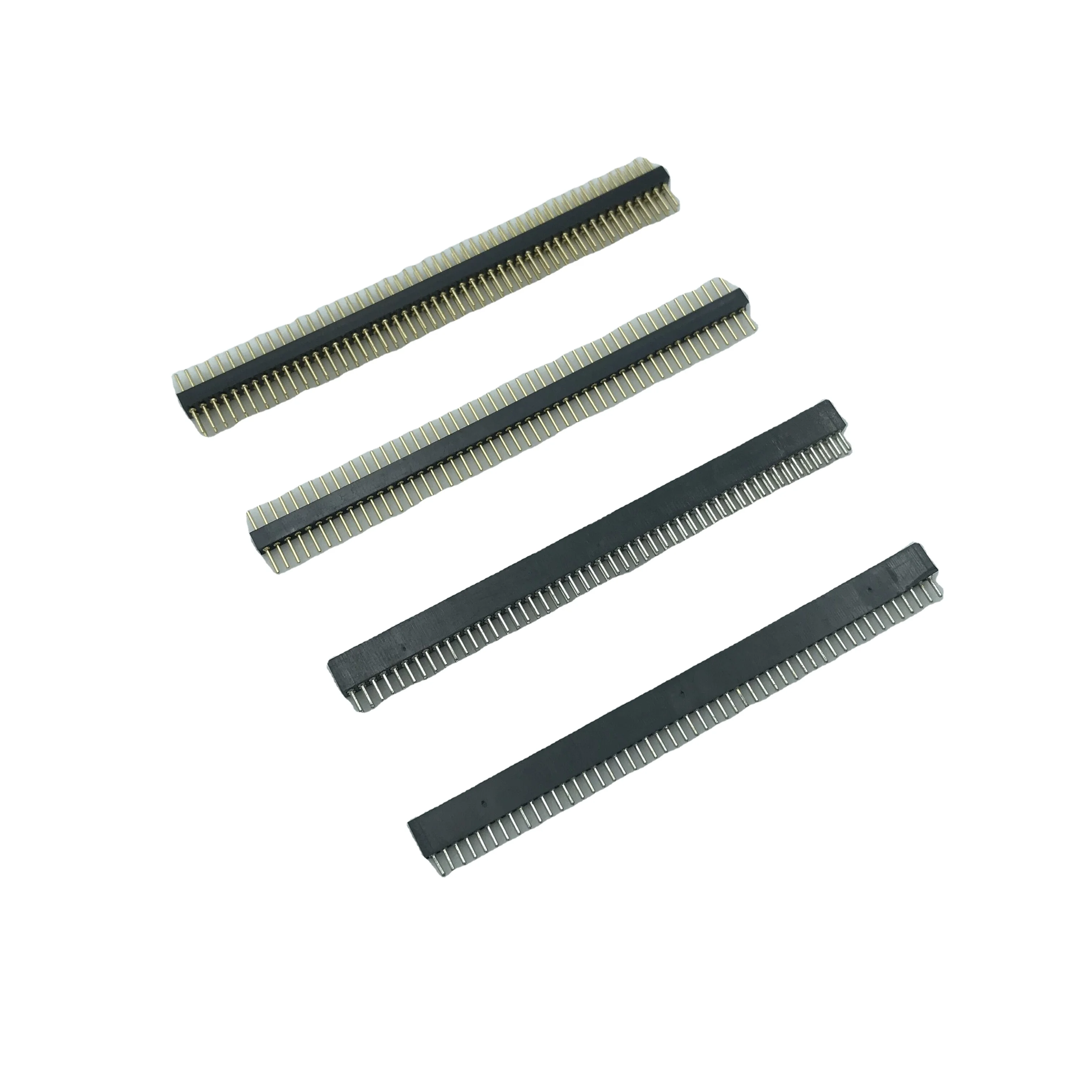 1.27mm pin length=6.4mm 1*40/2*40 sip ic socket connector S/T
