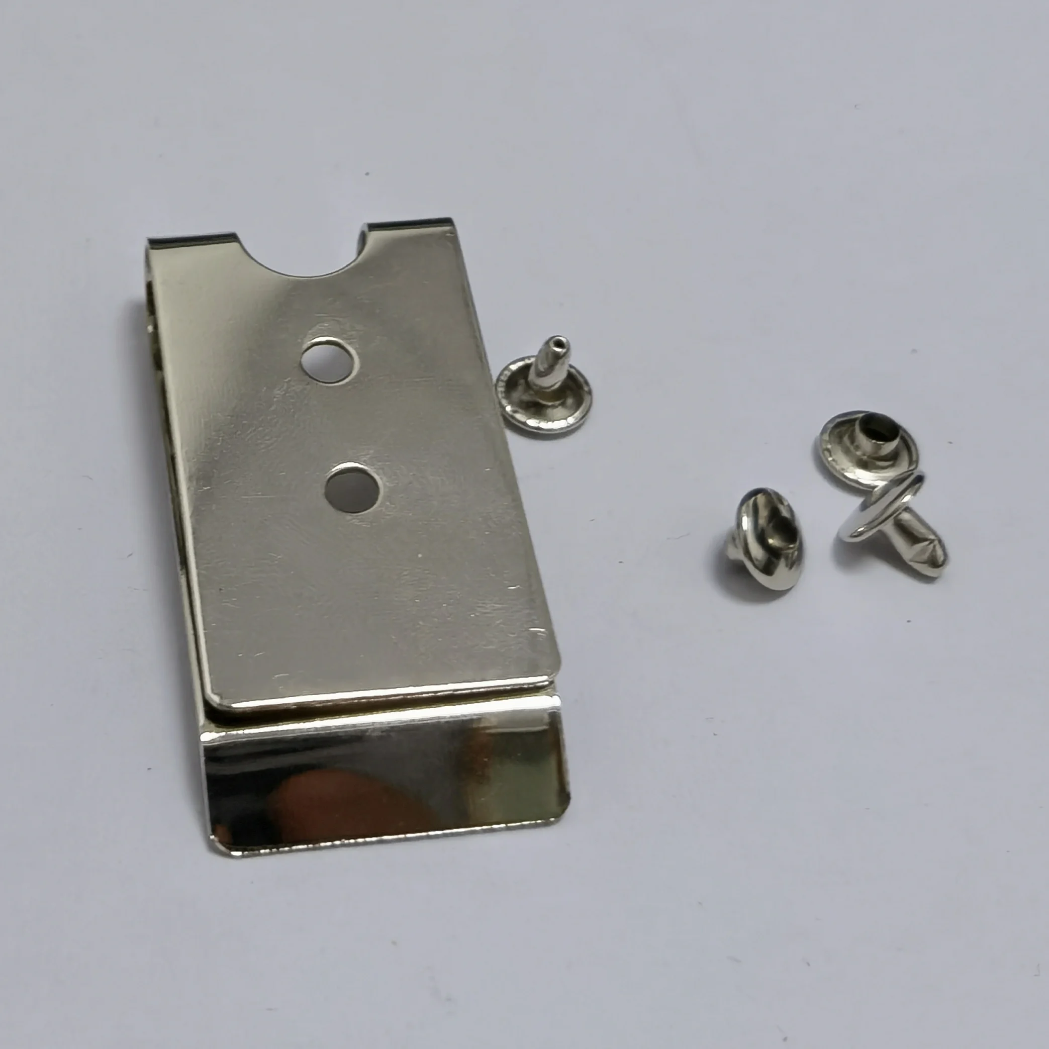 54x25mm Belt Holster Clip Clasp Spring Hook Buckles Keyring Hardware With 8mm Stud