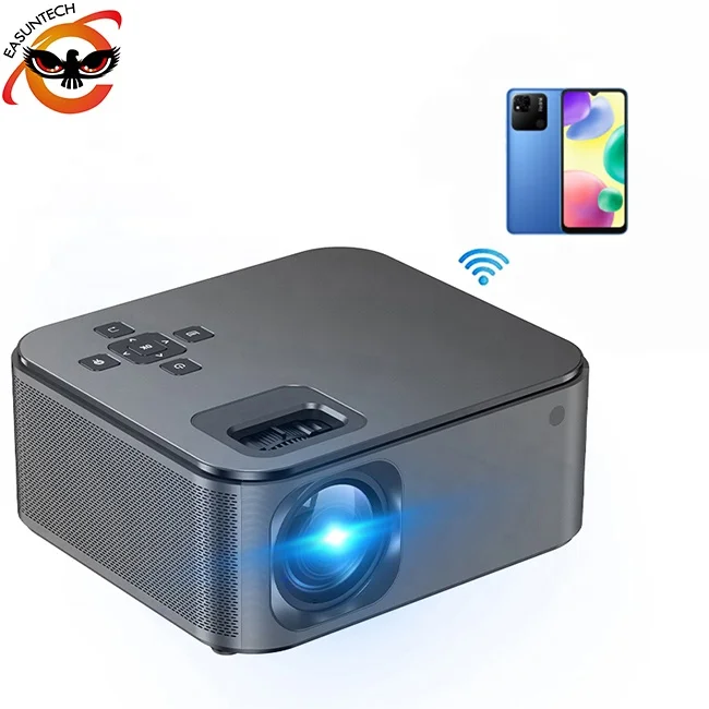 EASUNTECH native cinema theater lcd 1080p full hd led 4k portable video smart android mini beam projectors