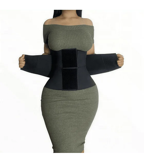 Faja Reloj de Arena Negro