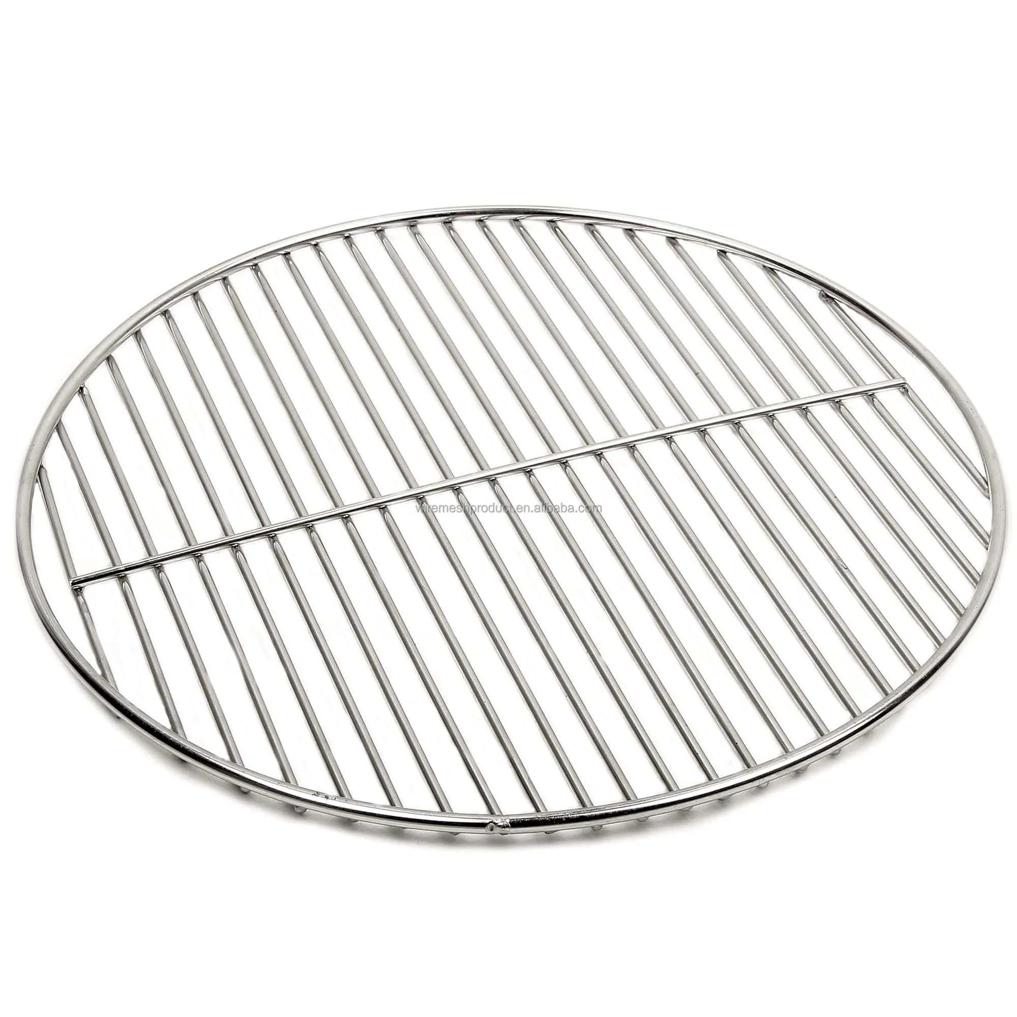 BBQ wire mesh grill grate easy to clean stainless steel grill grid 18inch round grill grid with great heat resistant performance