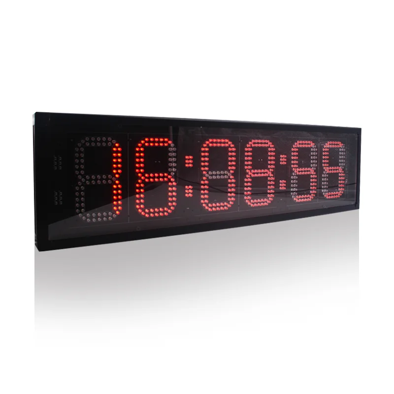 Jinling Shiyin Large Red Color LED Race Timing Clock Timer with Tripod for Outdoor Running Events