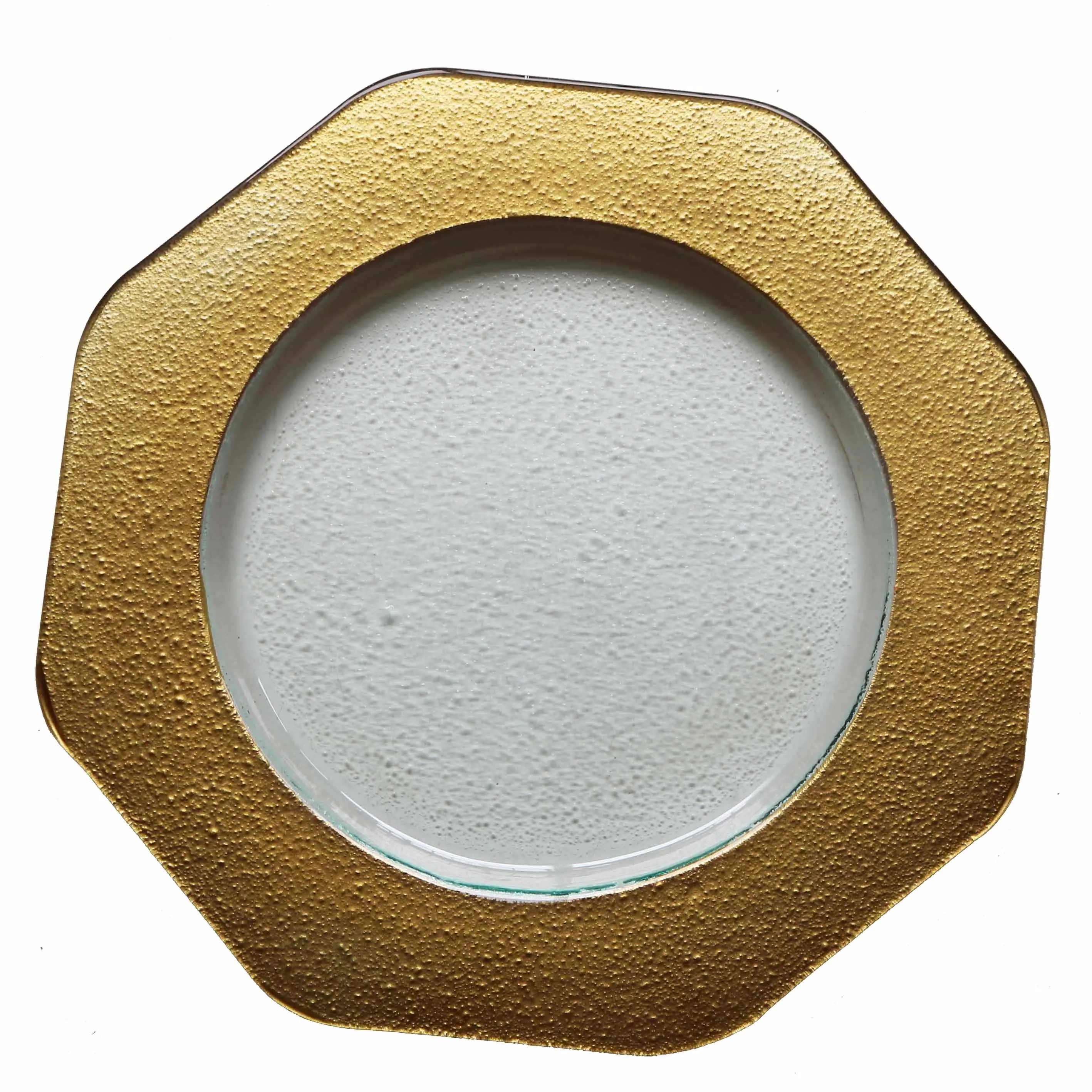 13inch Antique Bulk Wedding Party Decorative Glass Square Plate