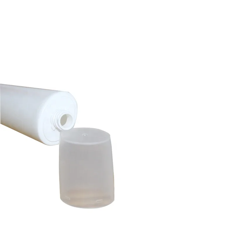 Multi function plastic cosmetic oval tube with stainless steel roller ball tube massage squeeze tube for cream packaging