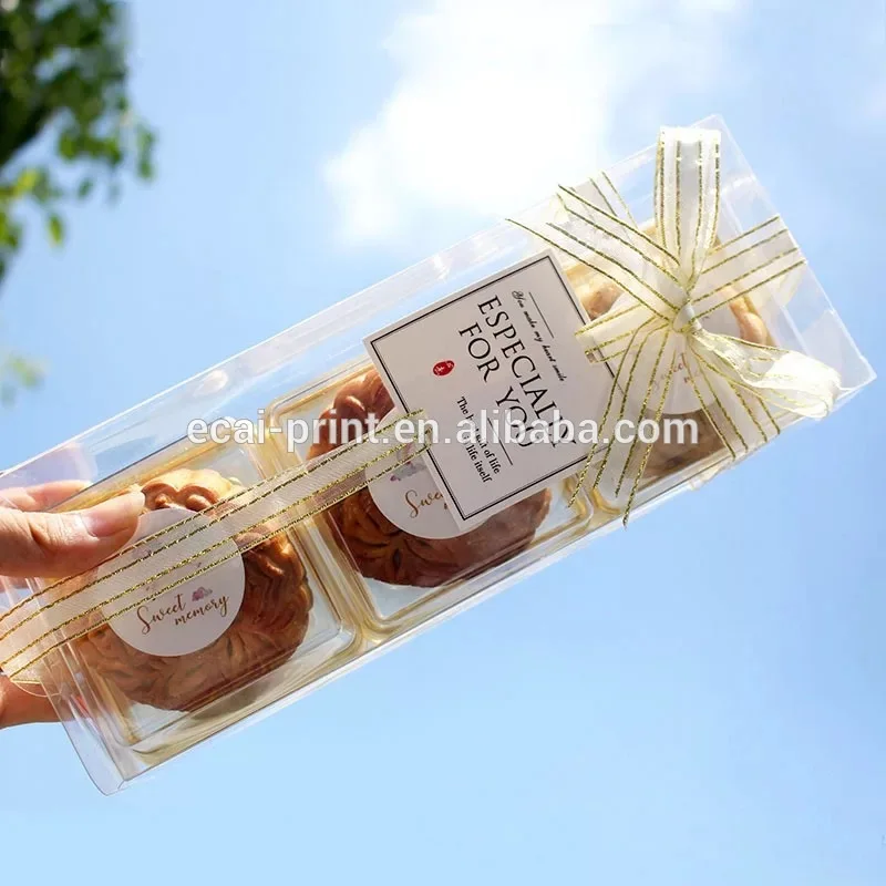 Gift packaging folding Clear PET PVC PP Transparent Plastic Box