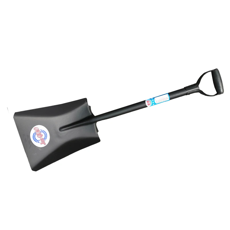 Factory Price Africa popular style S512 high carbon steel square spade shovel