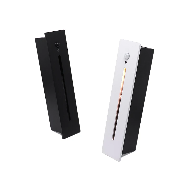 Stair Step Light Recessed Hidden 3W 120 Degree Wide Angle Human Body Sensing LED Wall Light