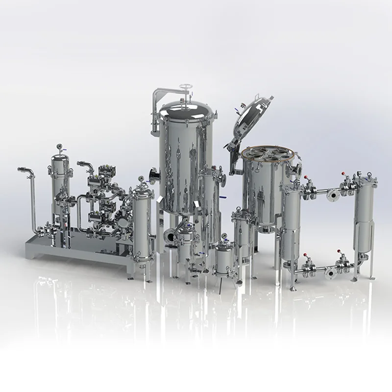 Zhilv industry liquid filter bag filter machine heavy triple water filter housing