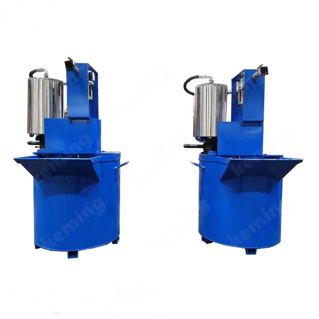 steel less mixing blade barrel air grout pump with pressure gauge for hole sealing project