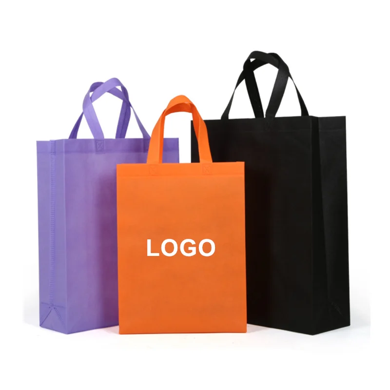 Reusable custom shopping bags non woven fabric bag with logo