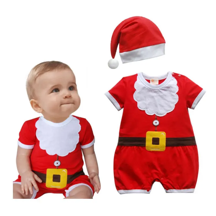 Одежда для малышей, детский комбинезон, милая Рождественская одежда для малышей