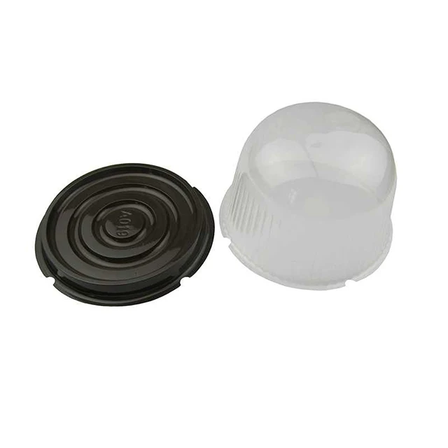 Custom High quality PP / PET material plastic cake slice box packaging