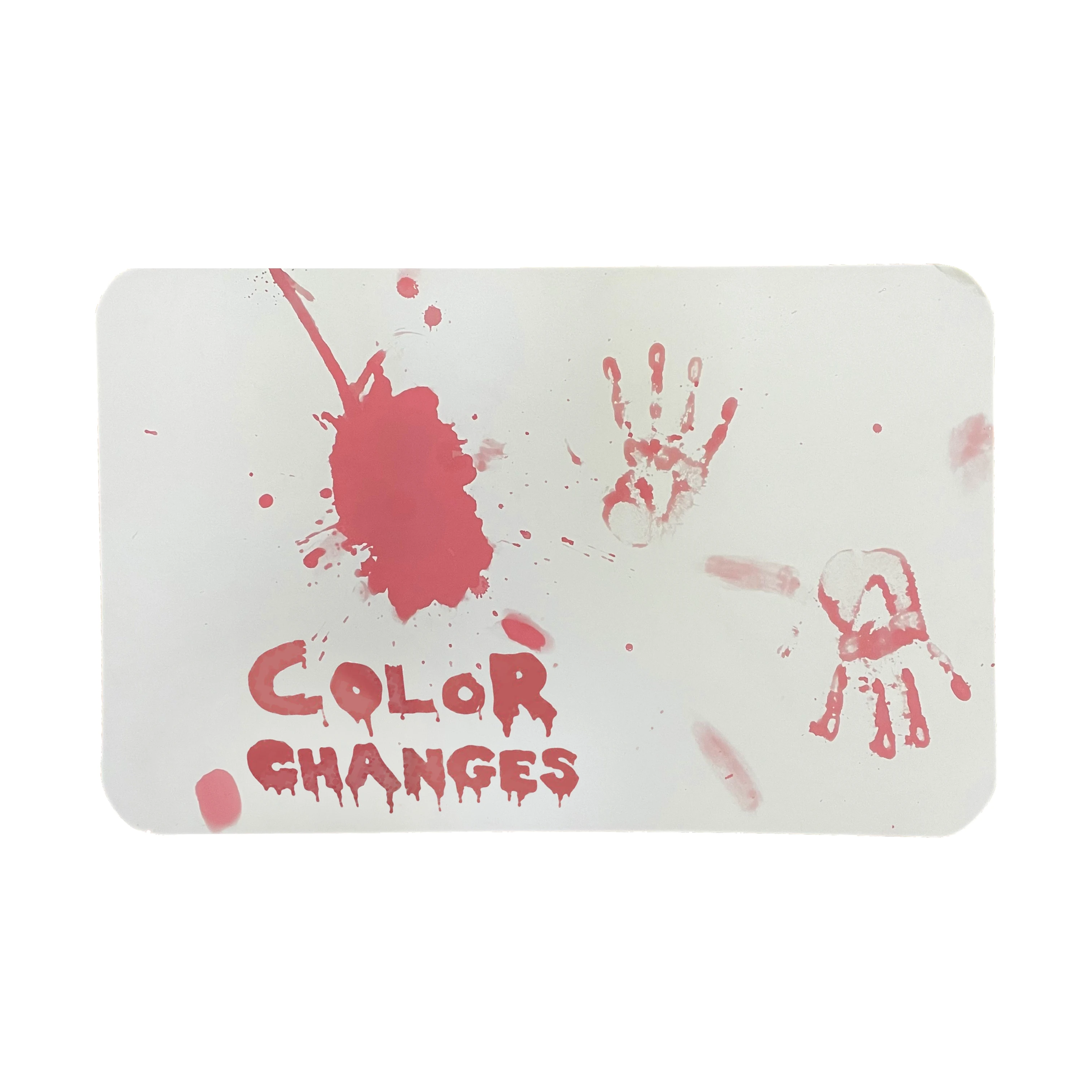 Hot sell Soft non slip quick dry  blood bloody bath mat color changing