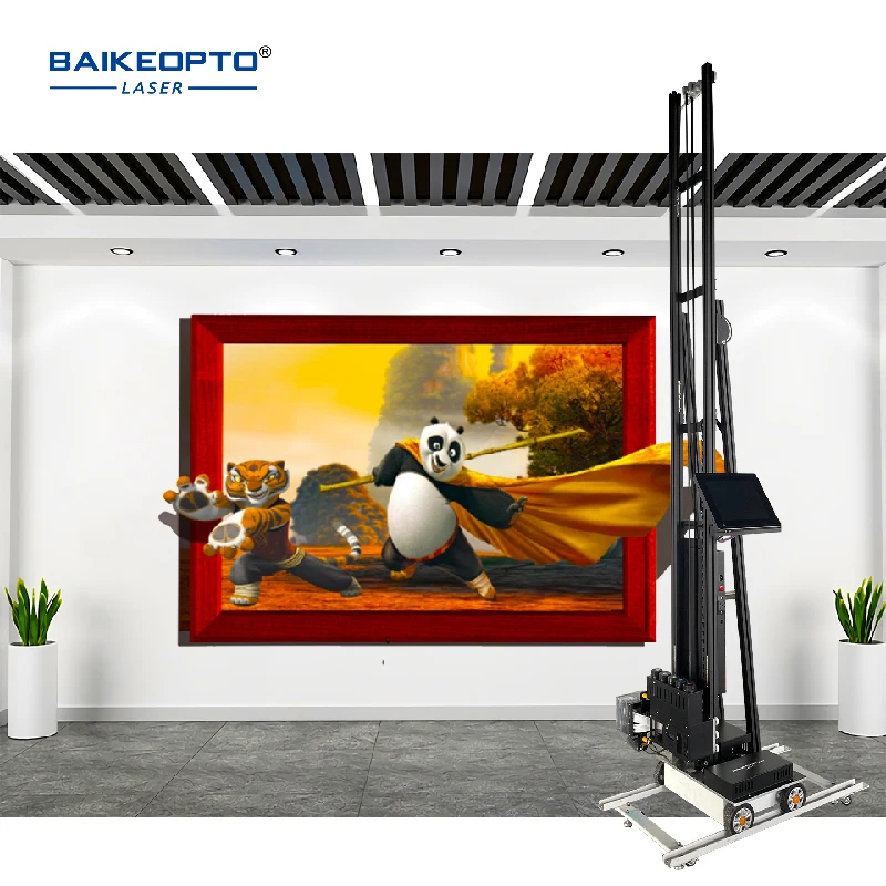 Outdoor and indoor wall printing machine HD precision 3D TV background wall Printer Painter Printing Painting Machine