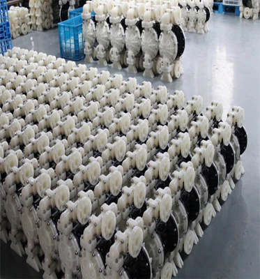 PTFE Santoprene Hytrel FKM Elastomer Membrane Air Operated Pneumatic Double Diaphragm Pump