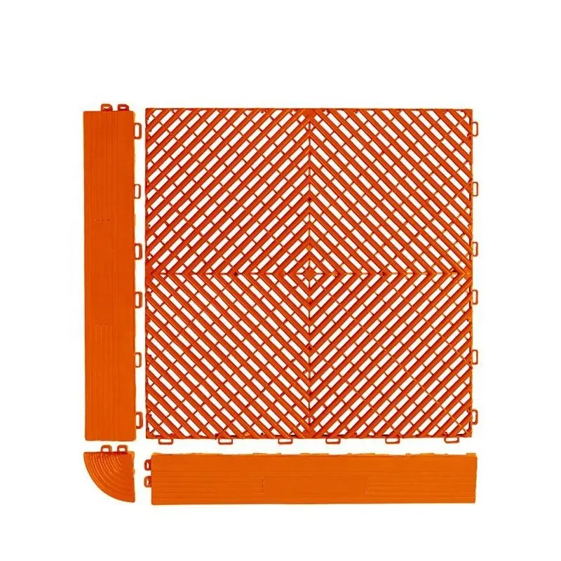 Wholesale Car Garage Floor PP Modular Floor Garage PP Interlocking Plastic Garage Floor