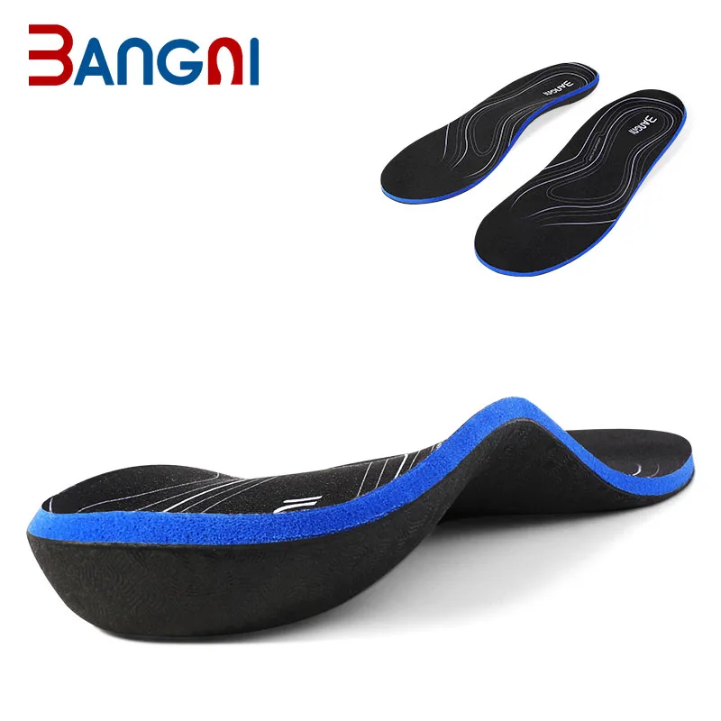 High Quality Flatfoot Orthopedique Arch Support Rigid Orthopedic Insoles