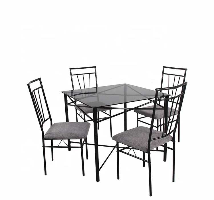 General use 5 Piece Table and chair Modern Antique Dining Set Furniture Multiple Colors Dinette Sets DS-0083