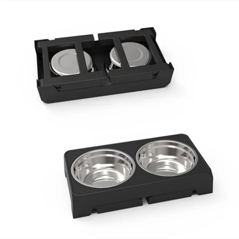 Elevated Pet Bowls Adjustable Dog Stand Raised Food and Water for Small Medium Large Slow Feeder Folding Lift Table Pet Bowl