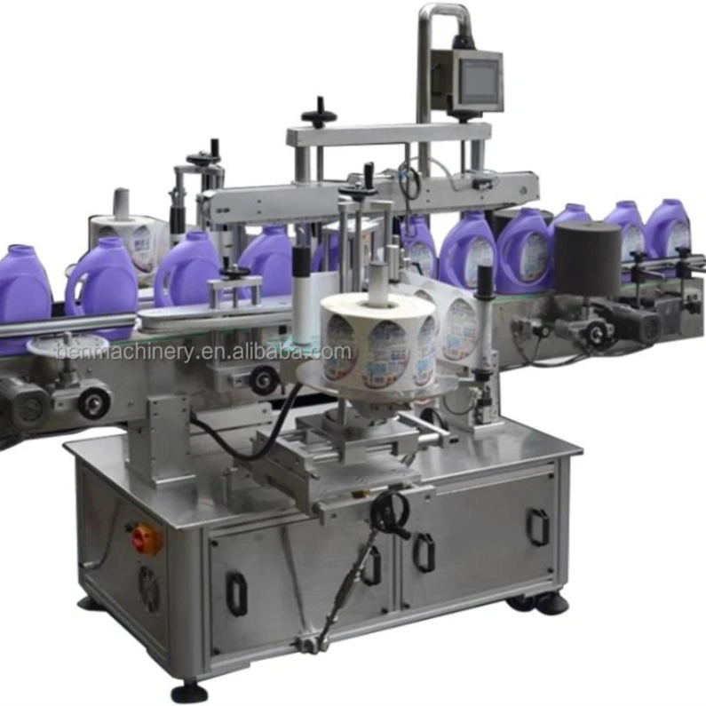 Adhesive label Milk Square Bottle Plastic Box Flat Soda Can Soft Drink Bottles Front And Back Sticker Label Applicator