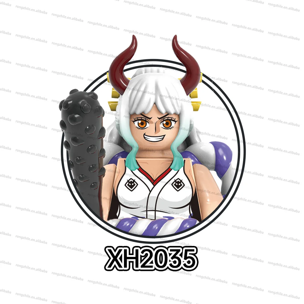 X0352 Japanese Anime Cartoon One Pieces Building Blocks Mini Action Figures Bricks Model Education Toys For Kids Juguetes Gift